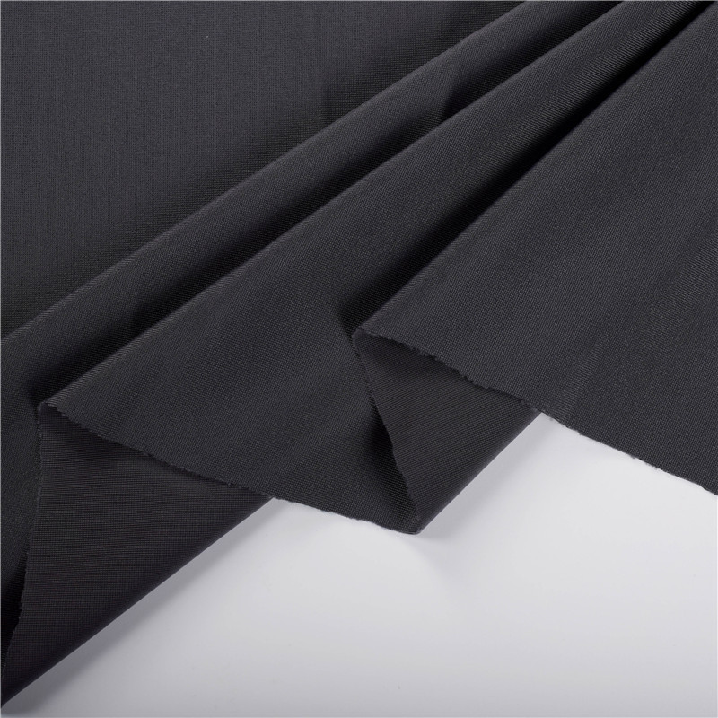 Low price 170gsm 90 polyester 10 spandex fabric/esd polyester plain dyed fabric for swimsuit