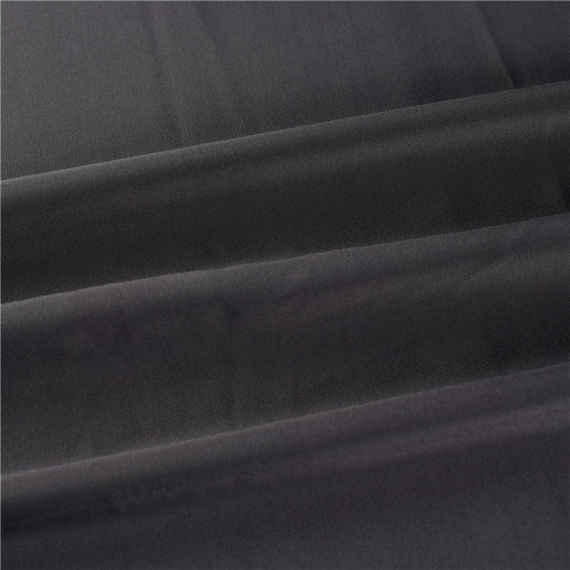 Low price 170gsm 90 polyester 10 spandex fabric/esd polyester plain dyed fabric for swimsuit