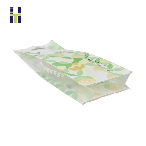 10 Colors custom printed Gravure printing packaging bags quad seal wet wipe bag with tear notch