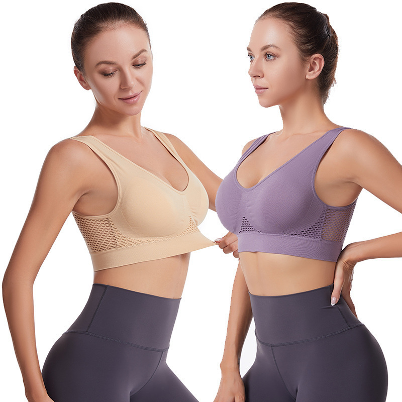 Women Seamless bra Wholesale Activewear Perfect Aire Cooling Mesh Seamless Sports Bra