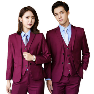 Quality Office Men Work Wear  Formal Suits 2 Pieces Suit Set Pant Suit men