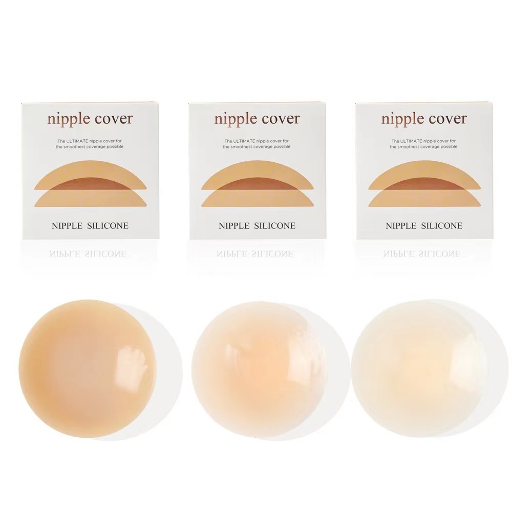 In stock Soft Medical Grade Sexy Women Light Medium Dark Skin Color Matte Nipple Cover Ultra Thin Brown nipple cover