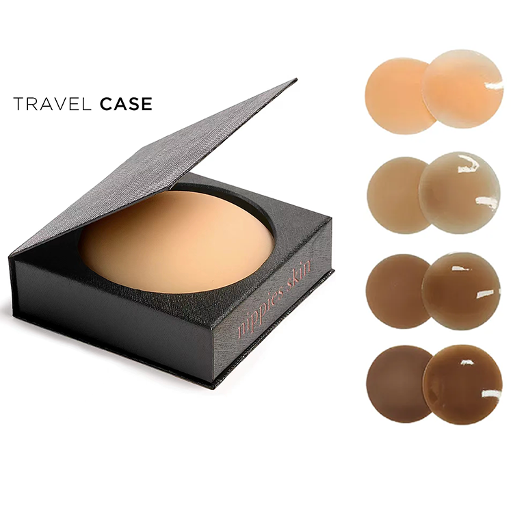 In stock Soft Medical Grade Sexy Women Light Medium Dark Skin Color Matte Nipple Cover Ultra Thin Brown nipple cover