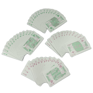 France Printed Paper Playing Cards Packaging  Personalized 54 Paper Playing Poker Card