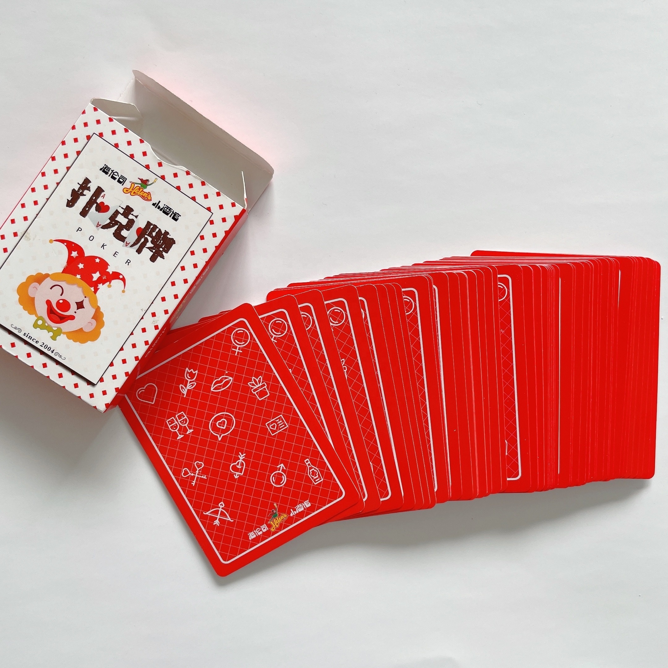 Custom Jumbo Large Playing Cards Kem Poker Cards Advertising Wholesale