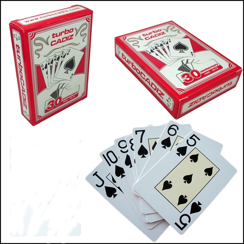 Custom Card Game Printing Texas Hold'em 63*88mm Waterproof Casino Gambling Playing Cards Plastic Poker