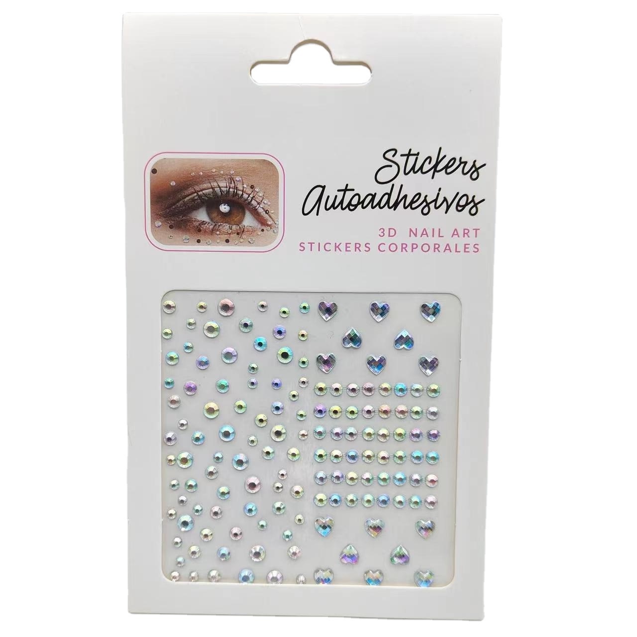 AB Rhinestone Beauty Face Jewels Body Accessory Diamond Sticker Pearl Sticker Sticker Nail Decorations