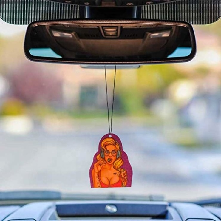 Wholesale luxury fashion custom unique sexy girl car air freshener