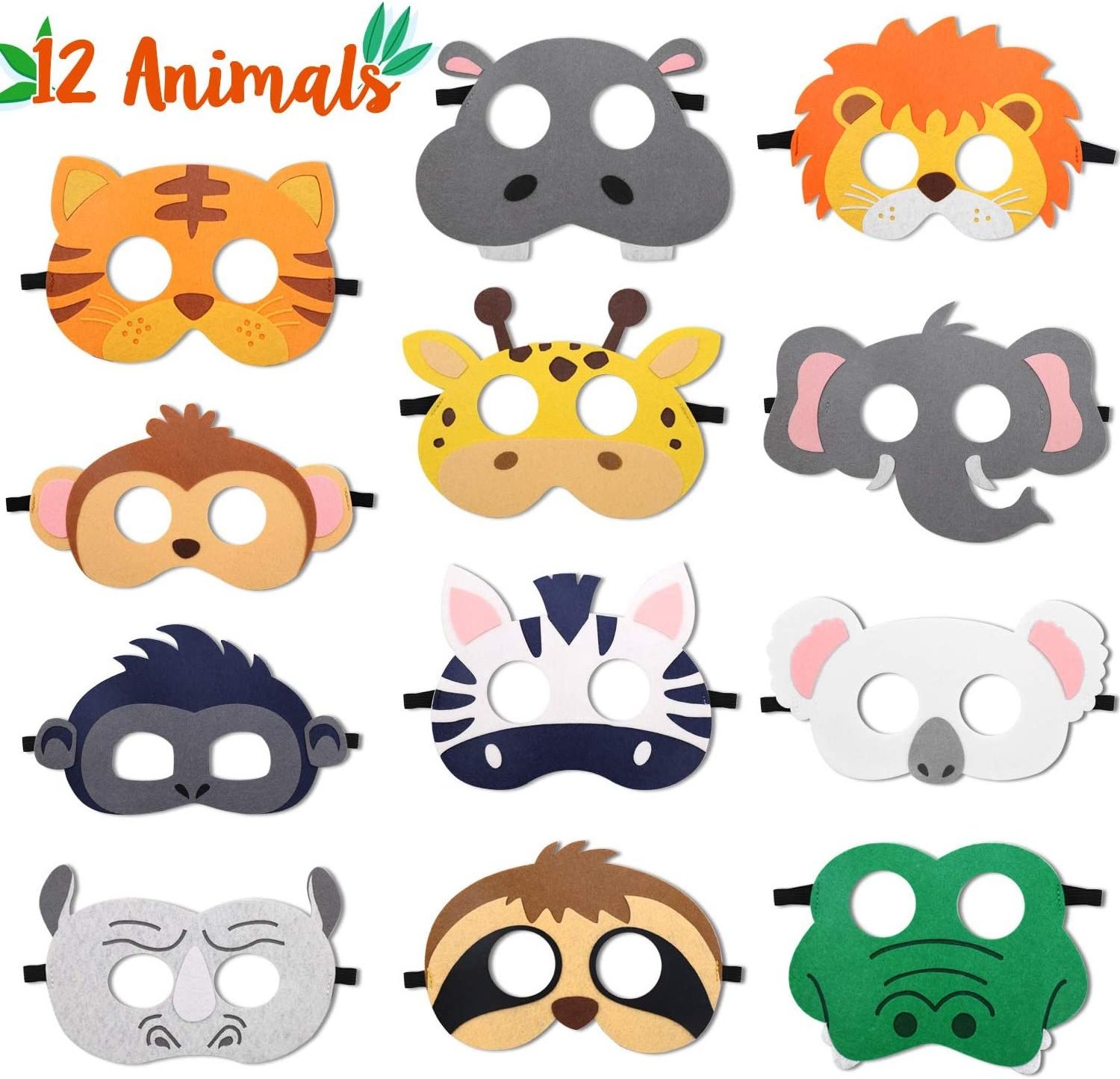 Wholesale High Quality Felt Children's Halloween Party Eye Mask Felt Party Mask Halloween Mask