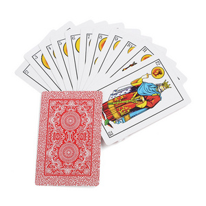 Water and Oil Proof High Quality Printing 40 Cards Spanish Playing Cards Game Cards