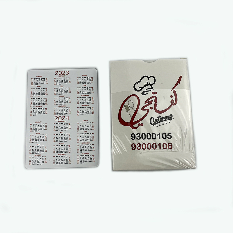 Custom Card Game Prining Logo Paper Custom Game Playing Bridge Cards Advertising PVC Waterproof Plastic Sublimation Poker