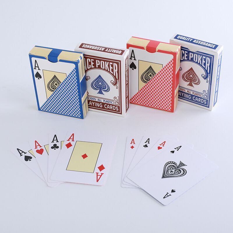 Wholesale Playing Cards Standard German Black Core Paper Club Special Plastic Coated Casino Playing Cards Poker Wholesale