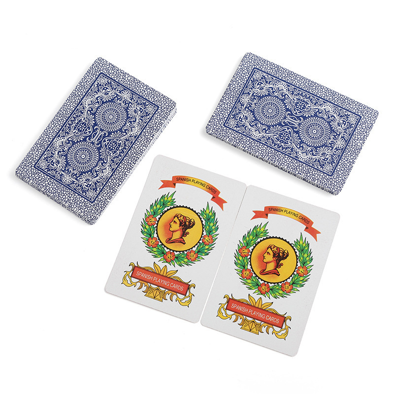 Water and Oil Proof High Quality Printing 40 Cards Spanish Playing Cards Game Cards