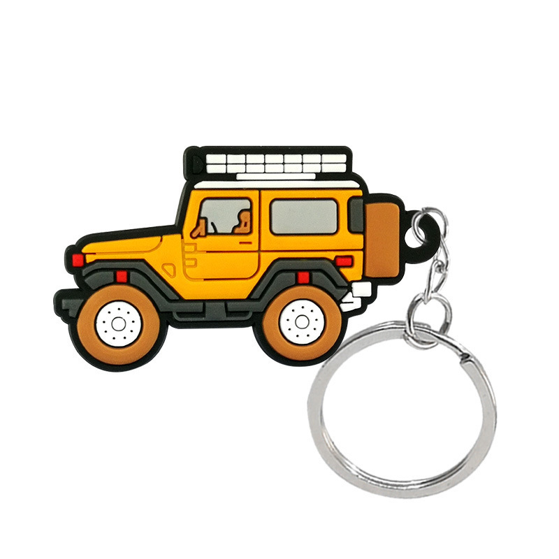 Hot selling trolley coin keychain teams logo croc keychain wholesale