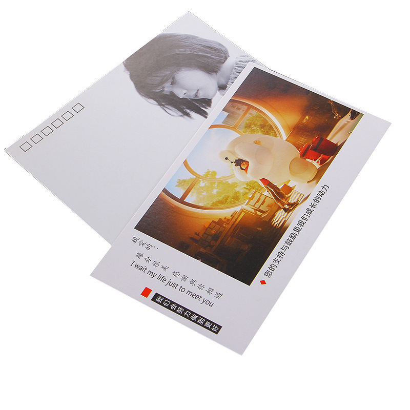 New design postcard printing video brochure components custom print flyer promotional gift