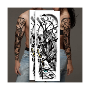 Free Samples New Design Large Size Full Arm Temporary Tattoo Sticker For Man Tattoos