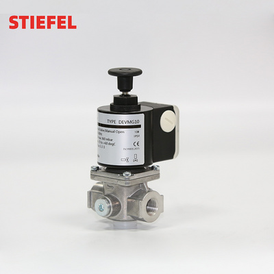 DEVMG series--Manual Normally Closed Emergency Shut-off Valve solenoid valve 1/4 gas