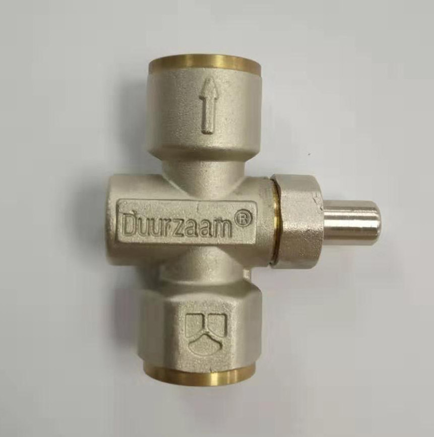 Brass Pressure gauge cock stop valve Push-Button stop cock push button valve