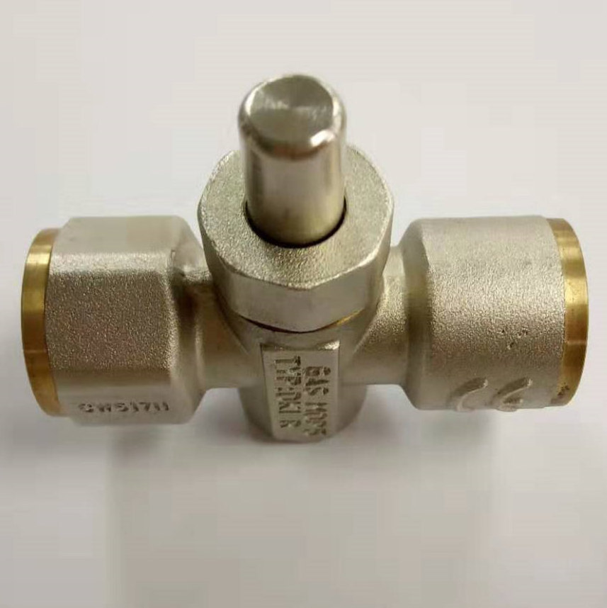 Brass Pressure gauge cock stop valve Push-Button stop cock push button valve