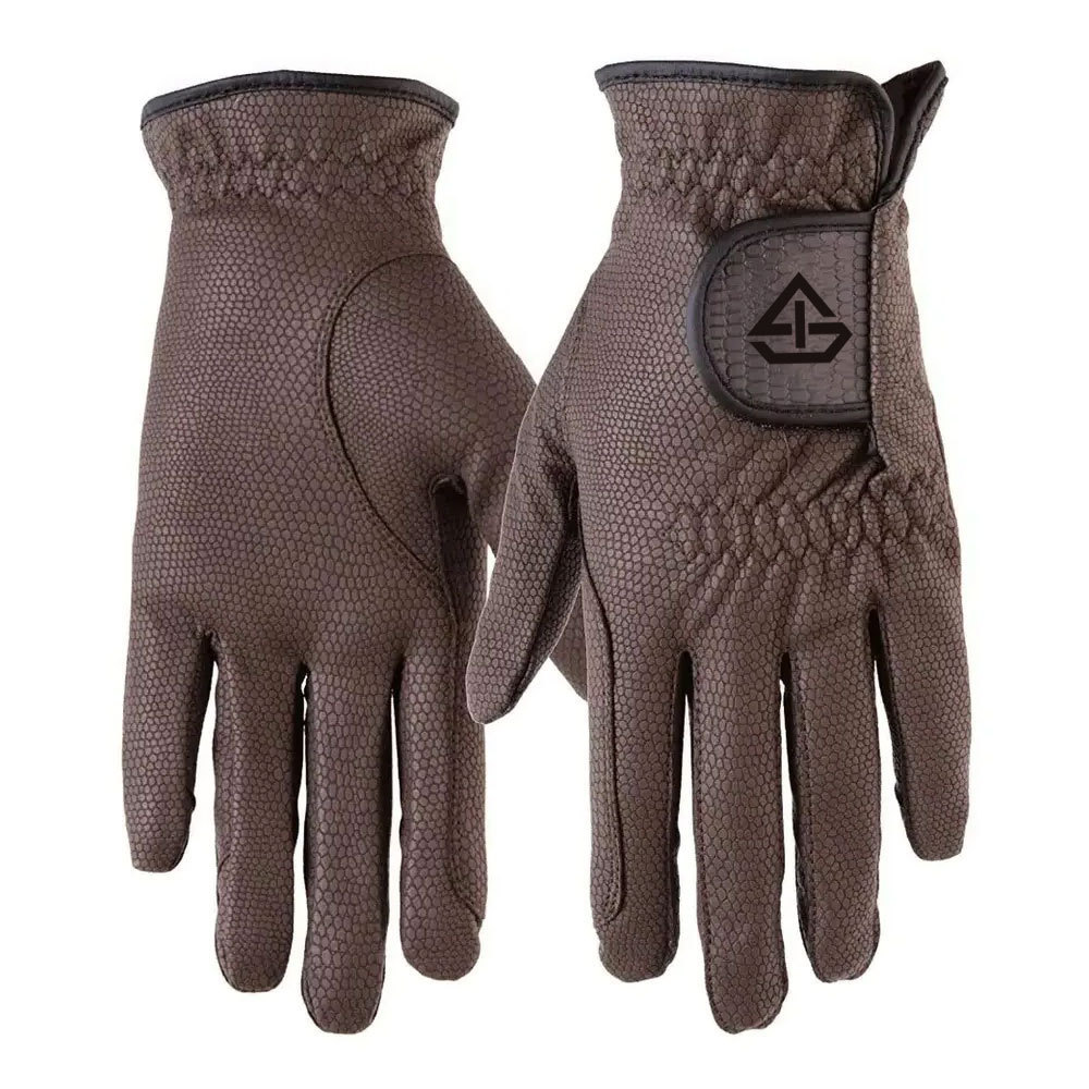 OEM Service Horse Riding Gloves Leather Customized Equestrian Horse Riding Racing Gloves Safety Sports Horse Rider Gloves