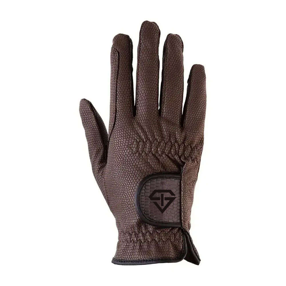 OEM Service Horse Riding Gloves Leather Customized Equestrian Horse Riding Racing Gloves Safety Sports Horse Rider Gloves