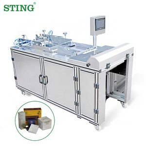 Modern Style Semi Automatic Cellophane Coffee Box Over Wrapping Machine