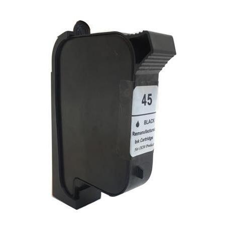 remanufactured 51645 ink cartridge black for hp45