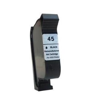 remanufactured 51645 ink cartridge black for hp45