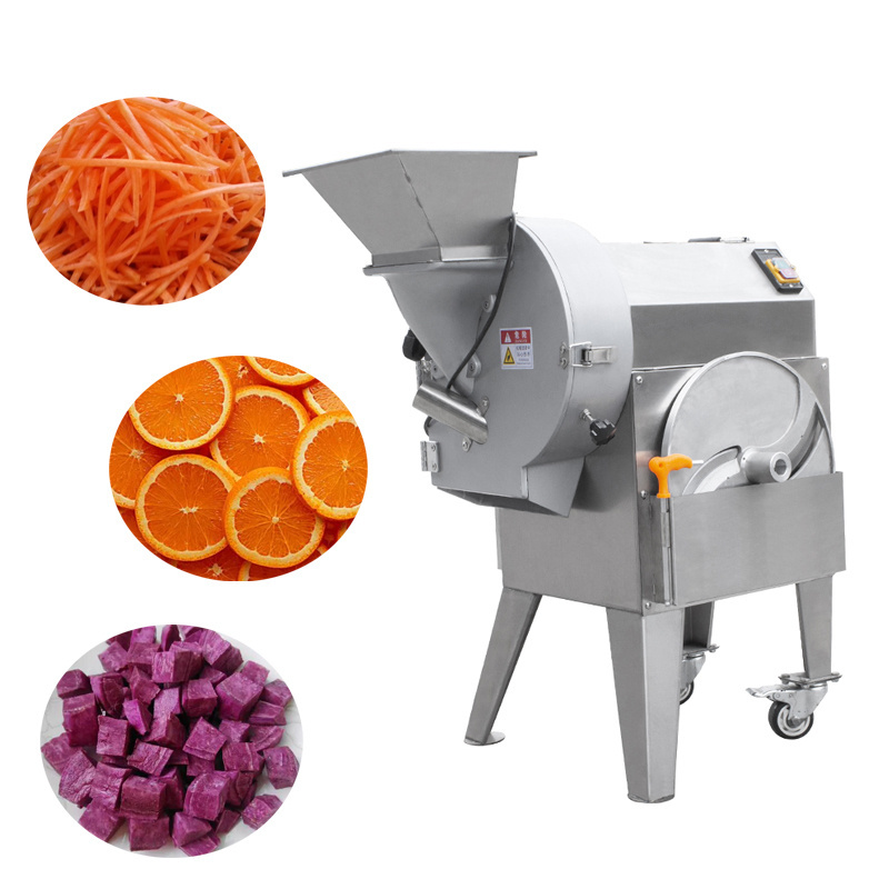 Commercial Automatic Sweet Potato Slices Cutter for sale Radish Onion Dicing Cutting