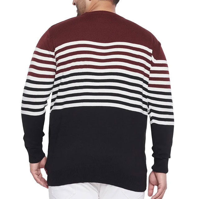 Custom LOGO OEM & ODM men's sweater knitwear pattern knitted jumper winter crewneck cotton designer custom knit sweater