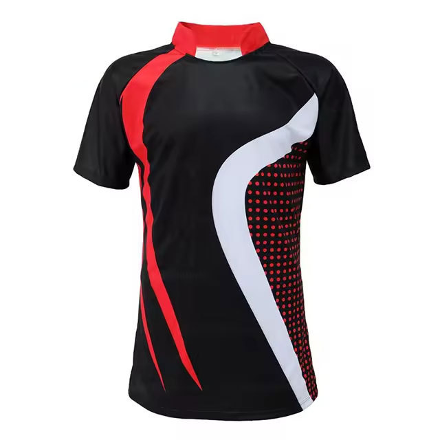 New Arrival 2024 wholesale customized rugby football wear rugby jersey 100% cotton for clubs