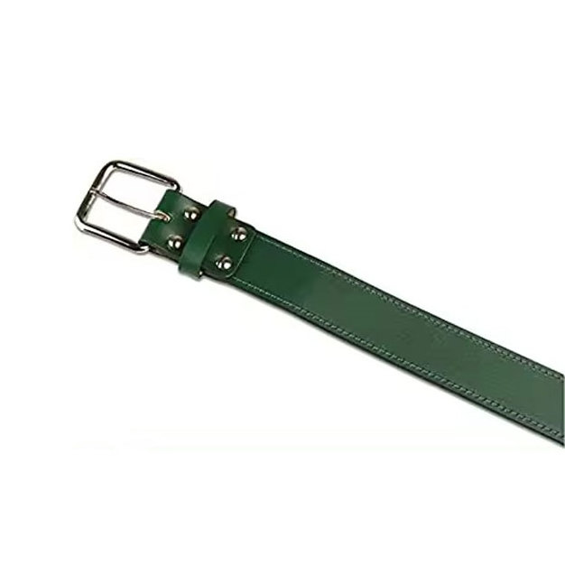 New Arrival 2024 wholesale baseball leather belt with custom logo printing