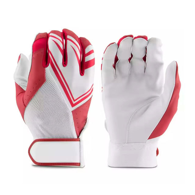 Custom logo Baseball Batting Gloves OEM Men's batting gloves leather with custom printing