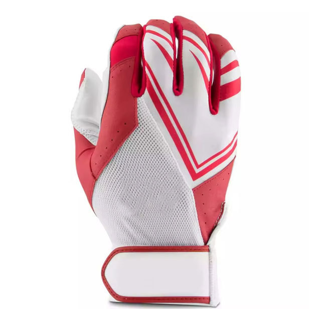 Custom logo Baseball Batting Gloves OEM Men's batting gloves leather with custom printing