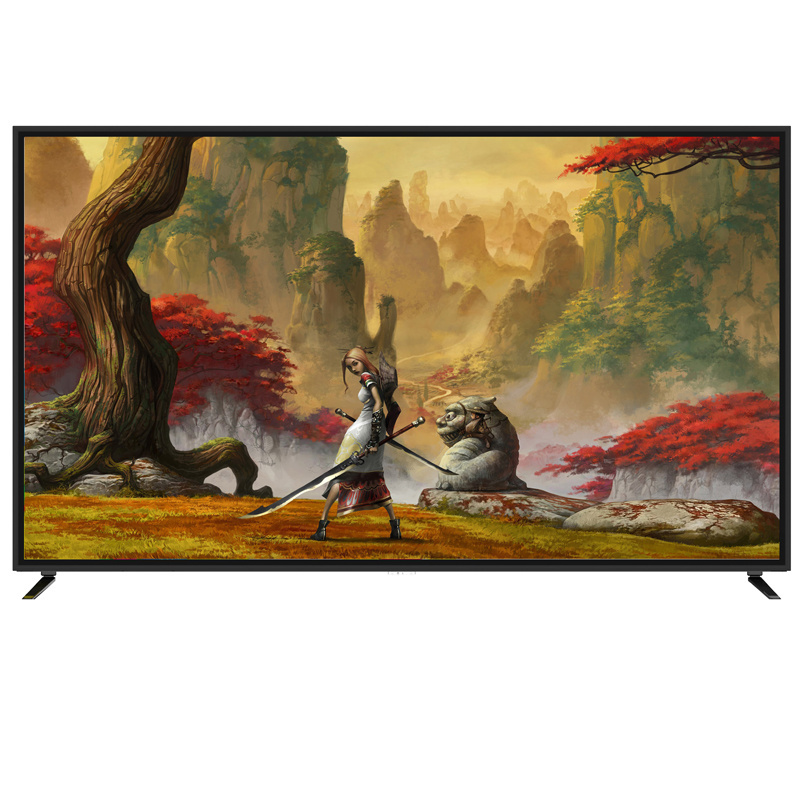 Guangzhou factory display SKD kits ultra slim design 86 inch led tv smart