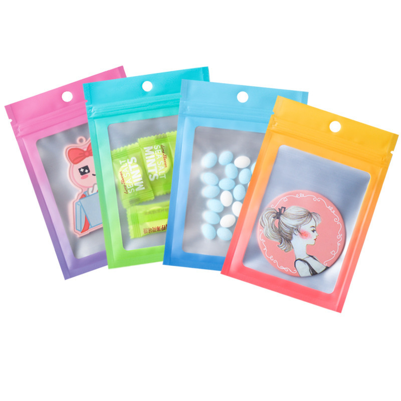 Custom Airtight Aluminum Foil Laminated Plastic Packaging Smell Proof Bags Small Zipper Tea Package Bag Plastic Pouch