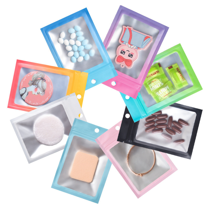 Custom Airtight Aluminum Foil Laminated Plastic Packaging Smell Proof Bags Small Zipper Tea Package Bag Plastic Pouch