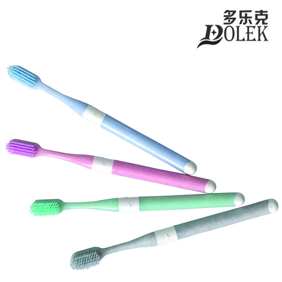 High-grade toothbrush soft bristles ceramic jade effect handle adult toothbrush