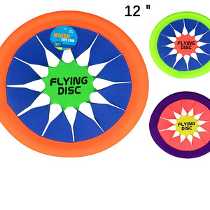 12 inch SBR neoprene Flying Discs for kids outdoor sports water games soft throwing discs toy