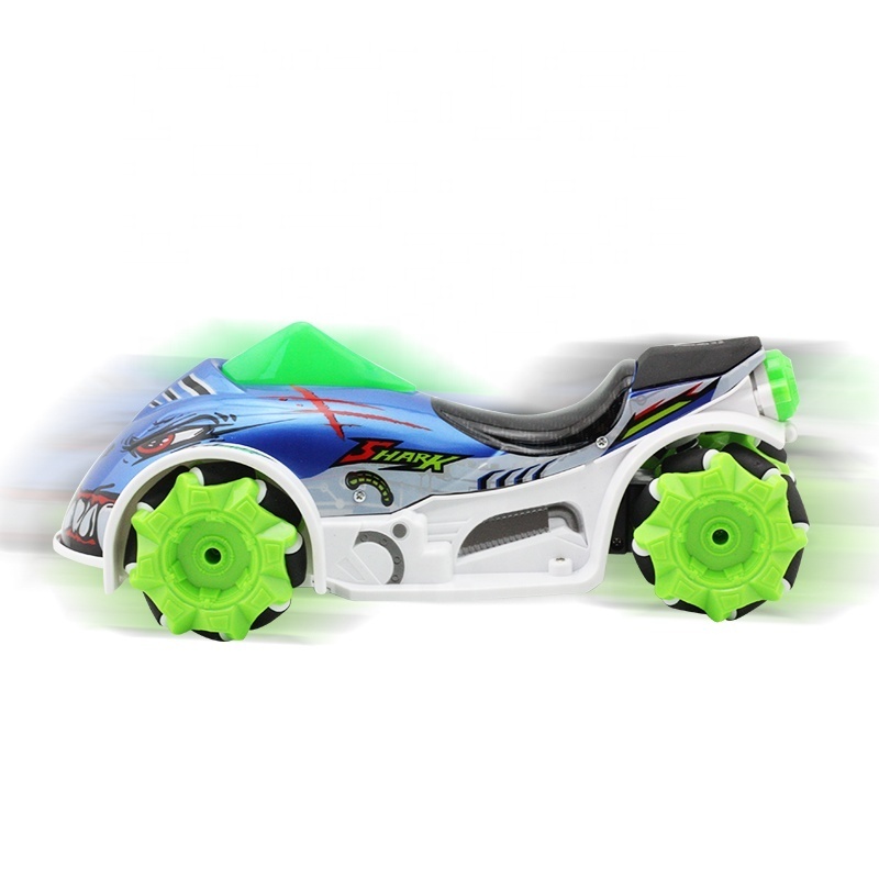 1:14 Scale Monster Shark Remote Control Car 2.4G 4WD RC Drift car 11 Ways Spray RC Car with light music