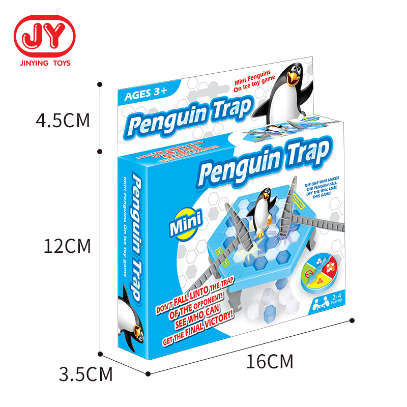 Kids indoor family game toy break ice save penguin trap board toy for early educational toys