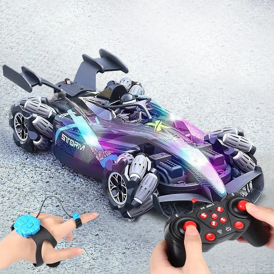 Kids toys RC 2.4G Electric Remote Control F1 Racing car 4WD High Speed Drift 360-degree stunt Sports car Children's toys gift