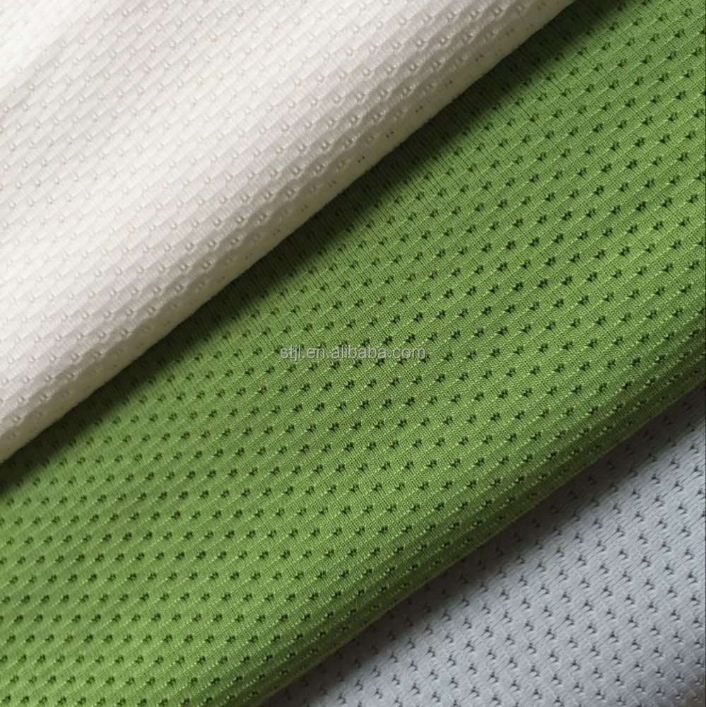 Weft knit seamless underwear wicking finish 90% polyamide 10% elastane butterfly mesh underwear fabric