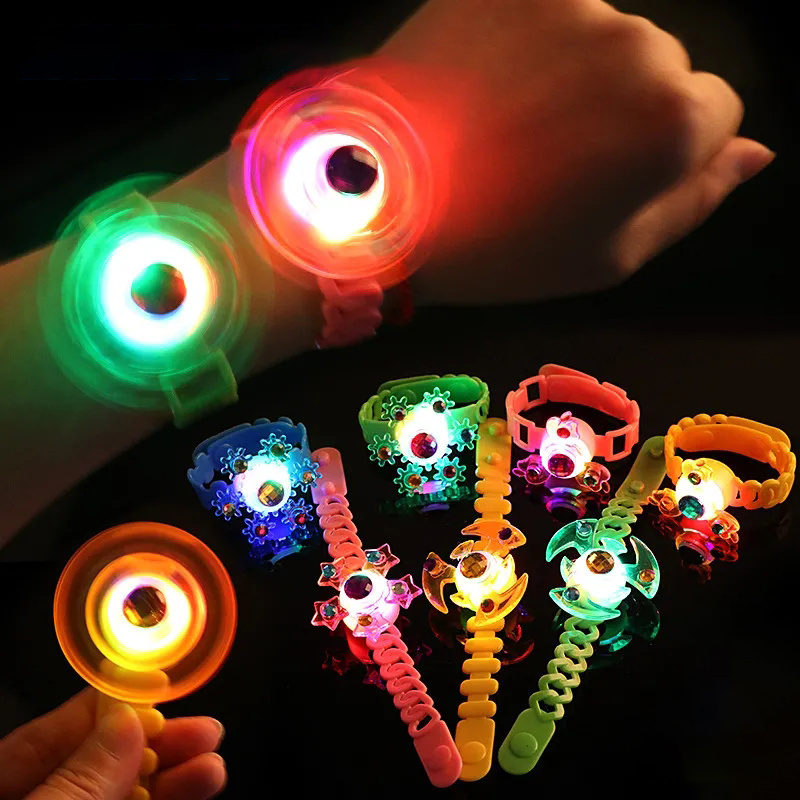 Novelty Toys Multi color Light Flash Toys Gift For Kid Luminous LED Lights Creative Bracelet Watch Flash Wrist Luminous Toys