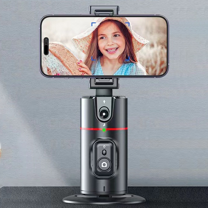 High Quality 360 Intelligent Facial Recognition Tracking for Camera AI face Tracking Phone Holder Live Stand