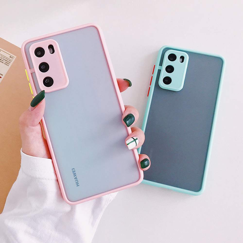 Transparent Case For HUAWEI P50 P40 Pro P20 P30 Lite honor 8X Mate 20 30 40 Pro Nova 5T 9X Y9 Prime Case Shockproof Cases Cover