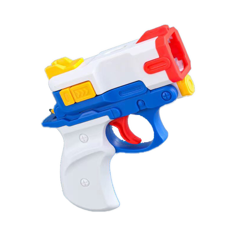 Rubber band launcher  Toy gun  decompression toys  miniature gun models  launchable  Interactive toys for children's families