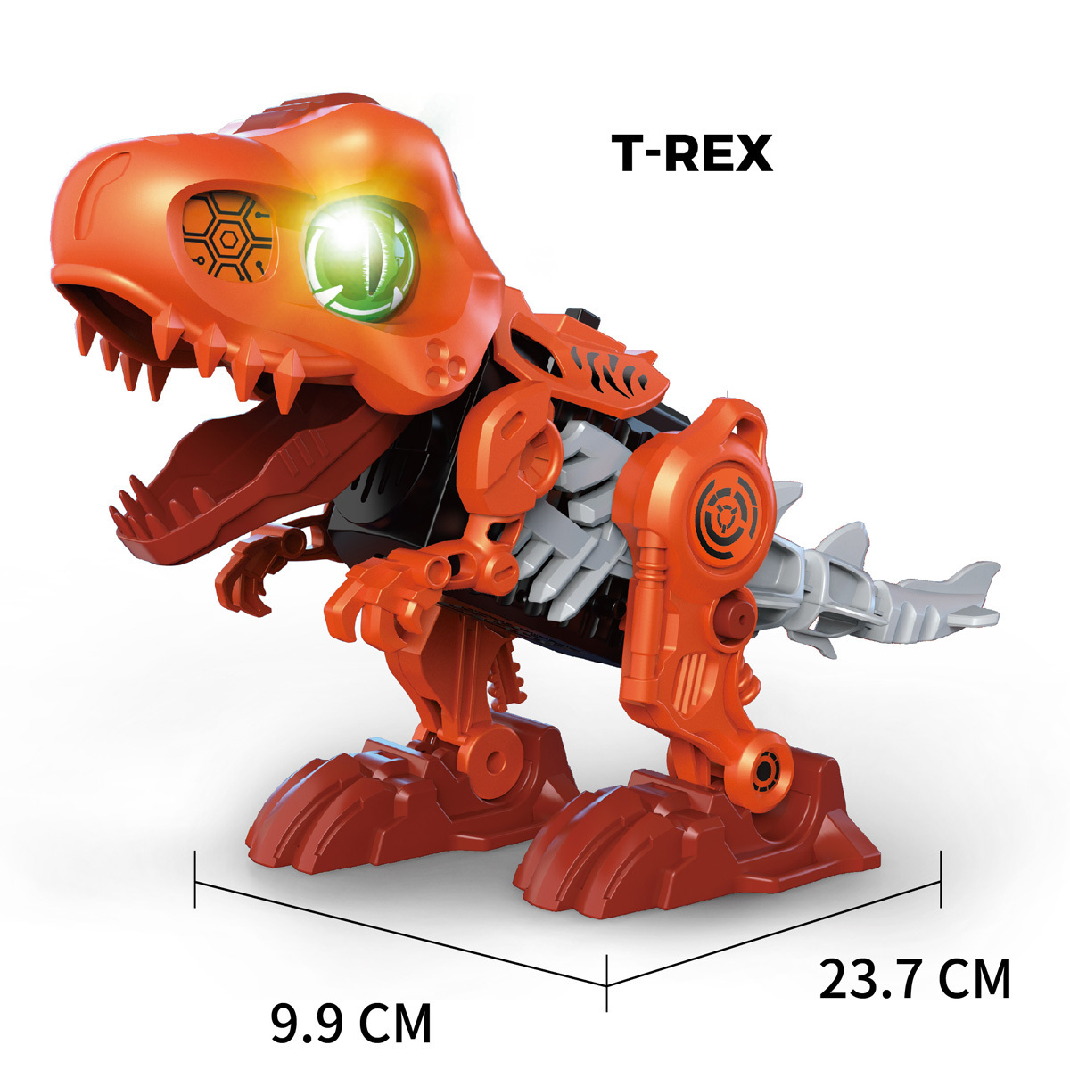 Assemble DIY Electric Battery Operated 3D Dinosaur Kits CRYPTOVOLANS Model Take Apart Robot Building Sets