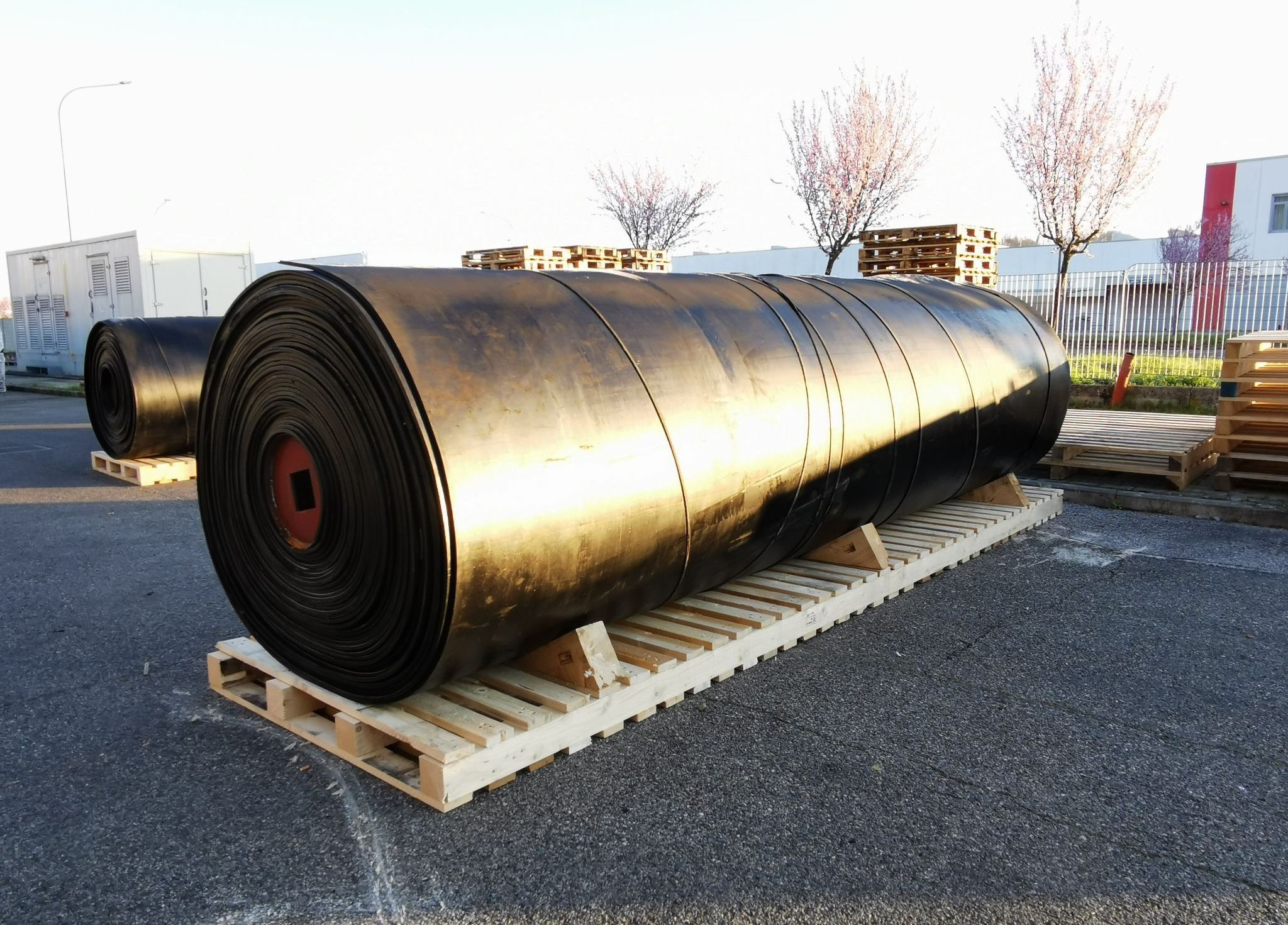 wide 2-3m endless st1250 spliced endless rubber conveyor belt for cogeneration plants