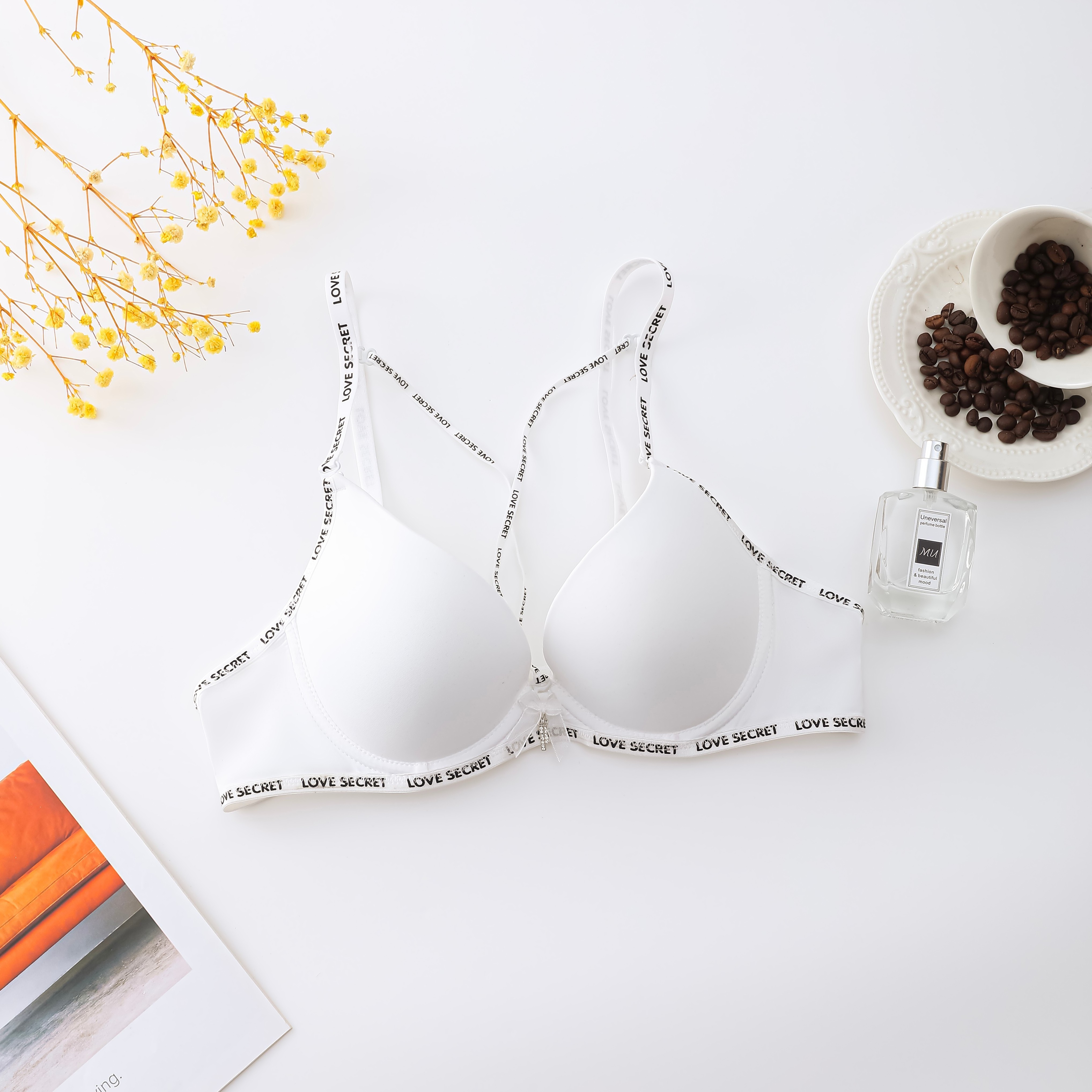 High Quality Seamless Wireless Ice Silk Removable Padded  Push Up  Plus Size Soft  No Wire Comfortable For Women Gather Bra